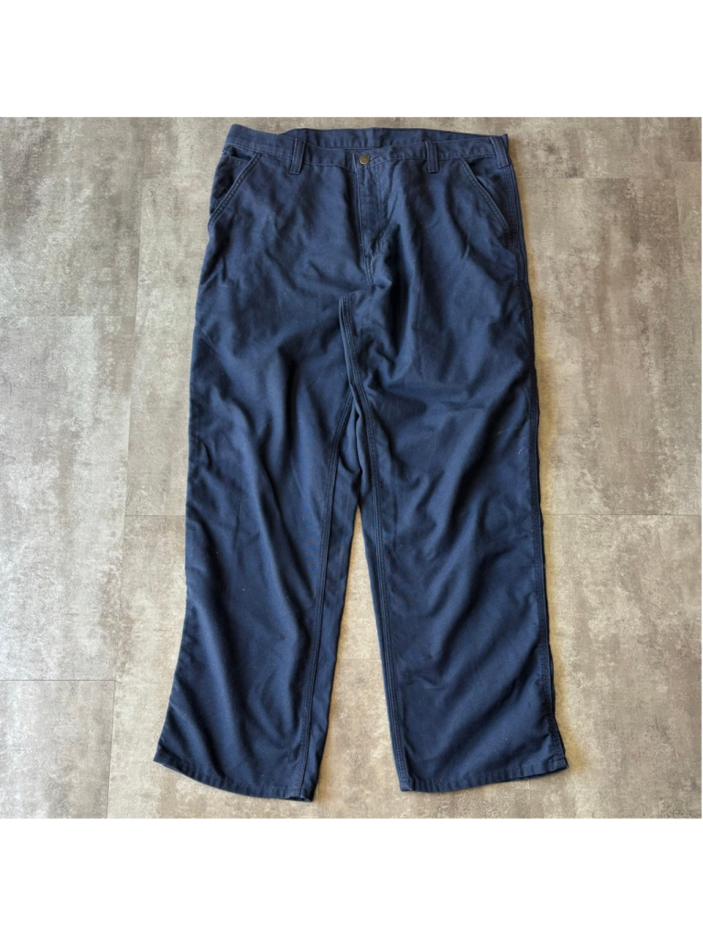 Carhartt Workwear Pants Men’s 36x32 Dungaree Fit Navy Blue